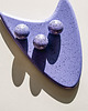 gałki do mebli Purple & White Melange - Gałka Ren 8