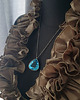 wisiory Naszyjnik Swiss Blue - Topaz Swiss Blue Srebro vol.VI 1