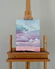 obrazy Obraz Olejny Chmury W Pastelowych Odcieniach 1