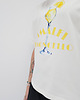 t-shirt damskie Bawełniany t-shirt o swobodnym kroju z modnym printem 3