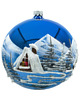 bombki Bombka okrągła Zimowy Pejzaż: niebieska 1