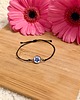 bransoletki na sznurku Bransoletka z naturalną niezapominajką 1