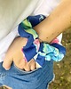 gumki do włosów Delikatna niebieska gumka do włosów na lato - CHABROWA  - scrunchie 6