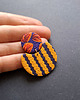 kolczyki z masy plastycznej Kolczyki color no11 2