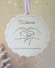 pokój dziecka - różne Tabliczka metryczka na opaskę szpitalną dziecka - personalizowana zawieszka 1