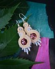 kolczyki soutache Ronja 9 - kolczyki z sutaszu, srebro 4