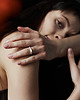 pierścionki srebrne SMOOTH / satin silver ring 8