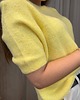 swetry damskie  Sweter alpaka krótki rękaw 2