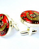spinki do mankietów SPINKI - Podkowa (Red) - Spinki do mankietów 1