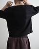 bluzki - inne Bluzka "COSMOS" black 100% len 3