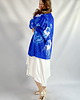 szlafroki damskie Aksamitne KIMONO domowe/ narzutka/ kopertowa marynarka, autorski print MEDUZY 3