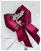 broszki Brosza / Krawat w kolorze burgund z Reniferem Exclusive 5