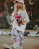 t-shirty dla chłopców T-shirt oversize Teddyland biała dziecko 7