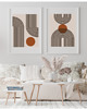 grafiki i ilustracje DWA PLAKATY mid century abstrakcyjne 3