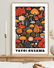 grafiki i ilustracje PLAKAT dekoracyjny , las Yayoi Kusama, abstrakcja kolorowa 1