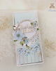 kartki scrapbooking Kartka dla babci, prezent na Dzień Babci "Forget Me Not 2" GOTOWA 2