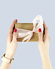 klipsy do butów Klipsy do butów Coquet-Kokardki 3D M/Red Suede 3