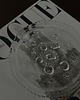 kolczyki srebrne Srebrne kolczyki grube małe gniecione półkola 4