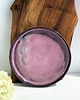 patery i talerze Talerz ceramiczny 21 cm Talerz ręcznie robiony różowy - Różowy Księżyc 2