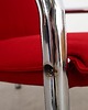 fotele Fotel czerwony, włoski design, lata 70, produkcja: Włochy 6