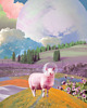 plakaty Plakat SPACE SHEEP (KOLAŻ) 4