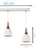 lampy wiszące Lampa Sufitowa Żyrandol Lageria 3853 4