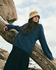 swetry damskie  BARIBAL Jeansowy Sweter Oversize a la bluza Wełniana 100% Merino 2