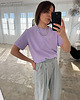 t-shirt damskie T-shirt Coco lila crew neck 1