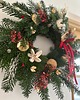 wianki bożonarodzeniowe Wianek zimowo świąteczny naturalny jodła 1