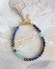 bransoletki z kamieni naturalnych Bransoletka BOHO lapis lazuli, tygrysie oko, jadeit zielony, obsydian złocisty 2