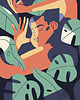 grafiki i ilustracje Plant dreams 1