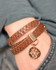 bransoletki skórzane Snake + śnieżka 1