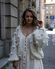 kardigany damskie Kardigan Agnes, bąble, handmade, suri alpaka 2