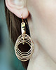 kolczyki pozłacane Golden Rings 1
