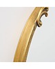 lustra stojące i wiszące Lustro w Metalowej Ramie Okrągłe Gold Deco 3
