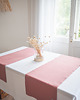 obrusy i serwetki Lniany Bieżnik Heavy Linen DUSTY PINK 3