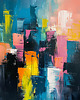 plakaty Plakat - Modern city 1 2