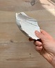 pojemniki na biżuterię Ceramiczna Muszelka na Biżuterię Podstawka Biała ze Złoceniami 6