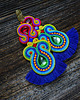 kolczyki soutache Waikiki- etniczne kolczyki soutache 6