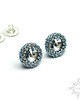 kolczyki swarovski Blue Shade II, kolczyki z kryształami Swarovskiego, beading 1