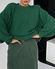 swetry damskie  Sweter Touched organic green 3