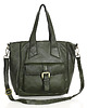 torby na ramię Torebka vintage skórzana shopperka włoska - MARCO MAZZINI zielona 5