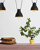 lampy wiszące Lampa wisząca COBEN HANGMAN 3 klosze długi kabel - czarna 2