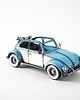 figurki i rzeźby Metalowy model Volkswagen Beetle, dekoracyjny samochód w stylu retro. 4