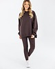 bluza bez kaptura damska Bluza Biggie Dark Chocolate 2