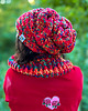 czapki damskie Czapka nieugniatająca włosów MERINO 50% THIS IS IT ,,Czerwienie" 7