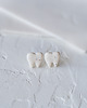 kolczyki ceramiczne Kolczyki porcelanowe ZĘBY 5