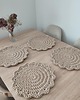 podkładki do kuchni Komplet szydełkowych podkładek ze sznurka 4szt. - 30cm 3