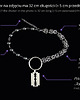 chokery Chainmail goth style * Dark Razor Choker * stal nierdzewna 1