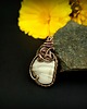 wisiory Krzemień pasiasty wisiorek wire wrapping 9